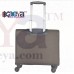 OkaeYa 16 inch 4 wheel Trolley Cabin Bag- Exclusive Pilot Bag Shape-Brown